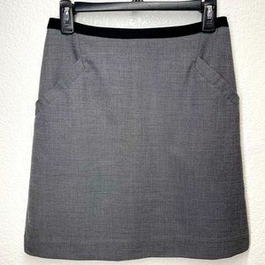 H&M grey pencil skirt with pockets